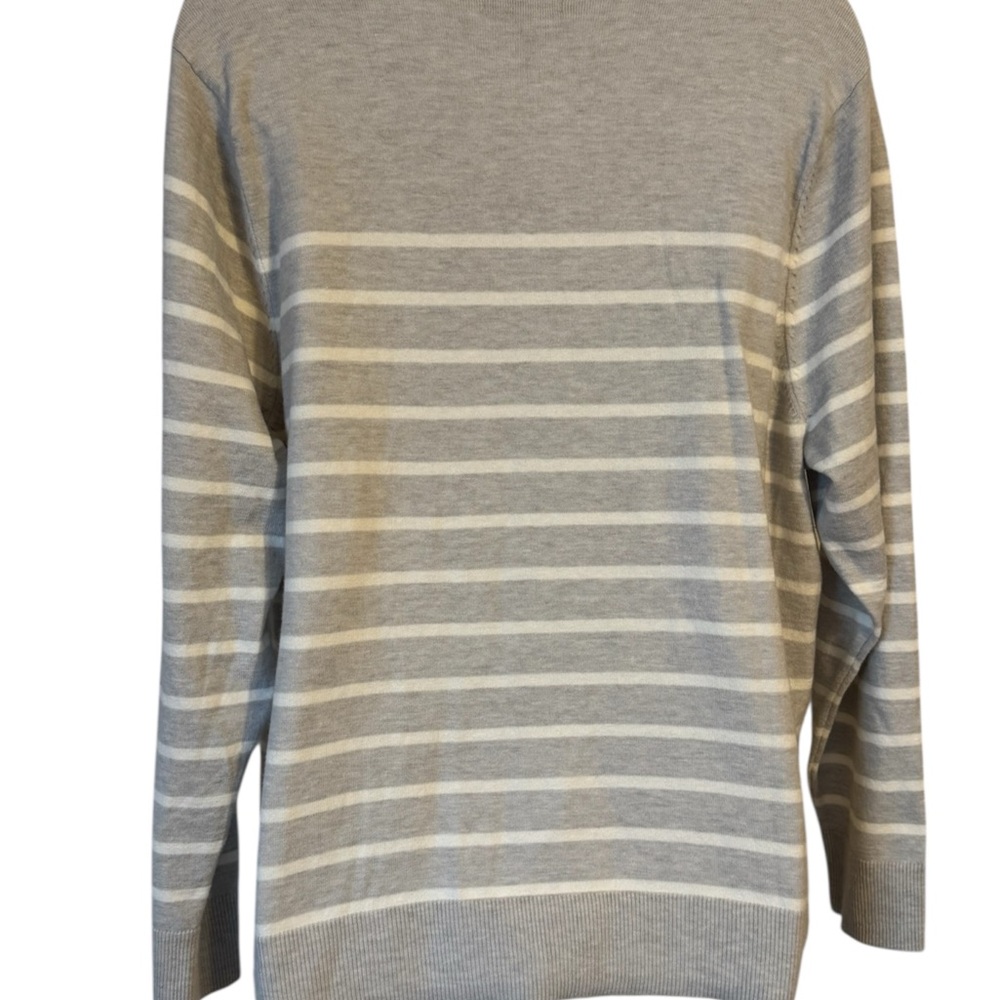 NWT SOFT NEUTRAL V-Neck Sweater PLUS/PETITE   XXLARGE/PET   #P - Picture 5 of 10